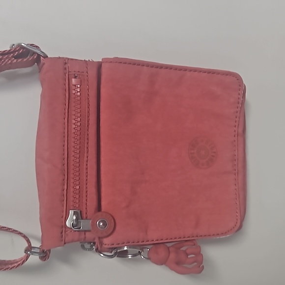 Kipling Eldorado Classic Crossbody Bag in dusty rose pink - Picture 2 of 13